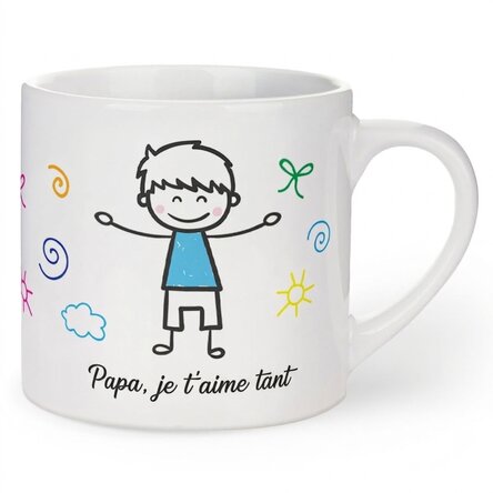Tasse personnalisée pour enfants avec inscription - Petit garçon
