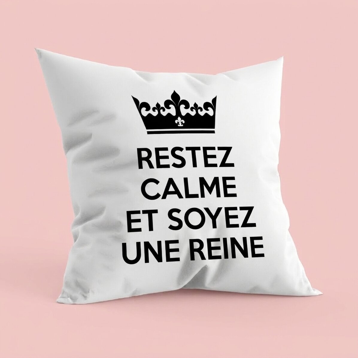 Coussin personnalisé avec inscription - Keep Calm