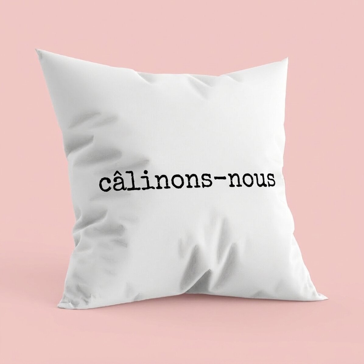 Coussin personnalisé avec inscription - Let