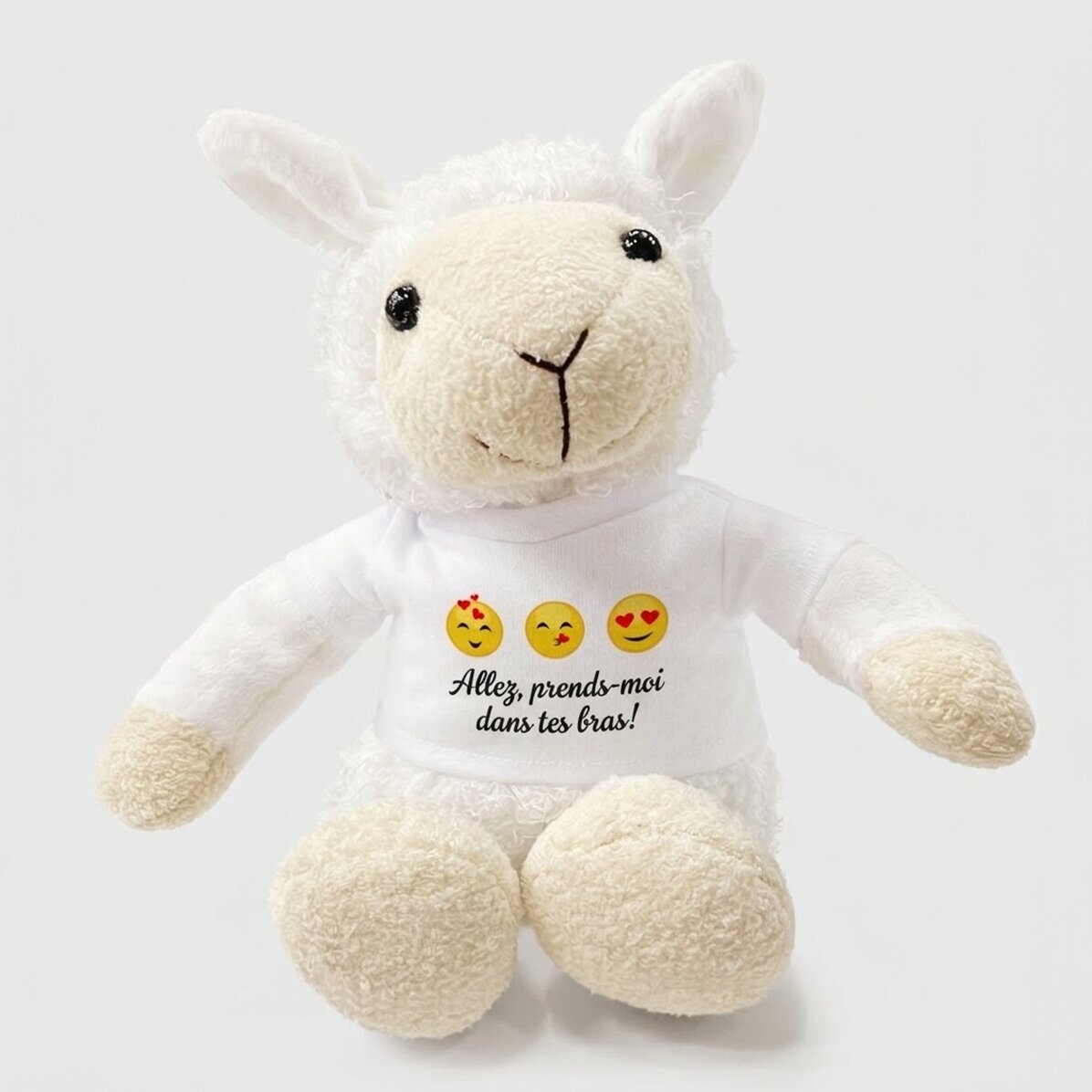 Mouton personnalisé avec texte - Émoticônes