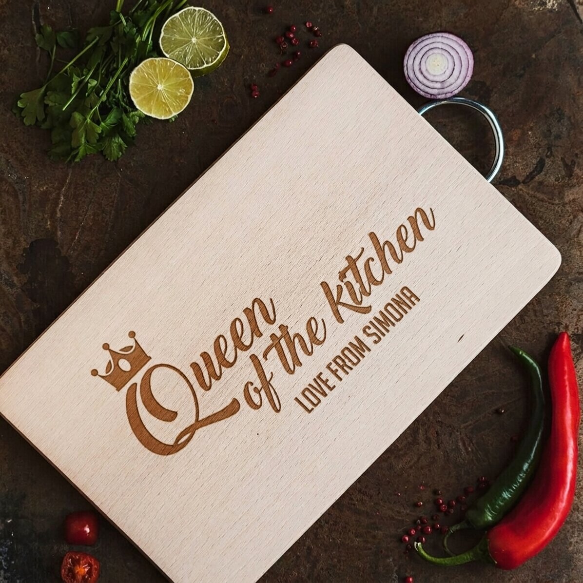 Planche à découper personnalisée - Queen Of The Kitchen
