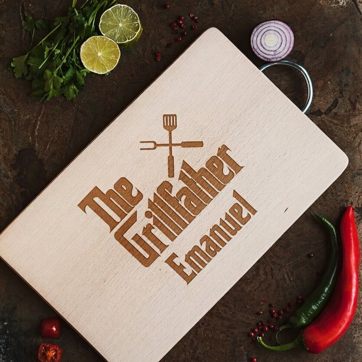 Planche à découper personnalisée - The Grillfather