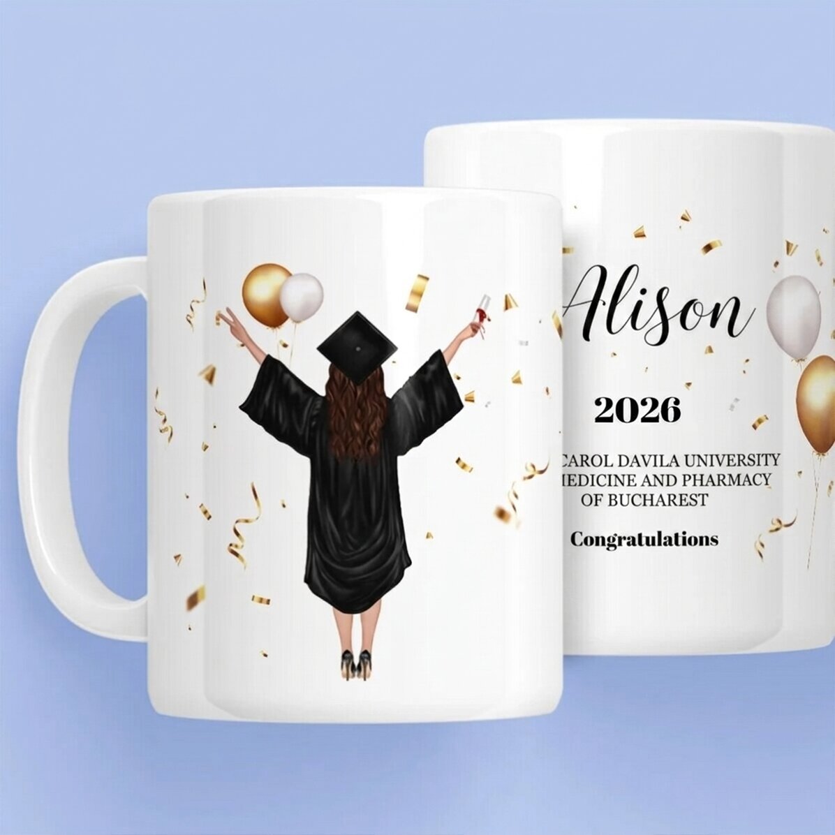 Tasse personnalisée - Diplôme