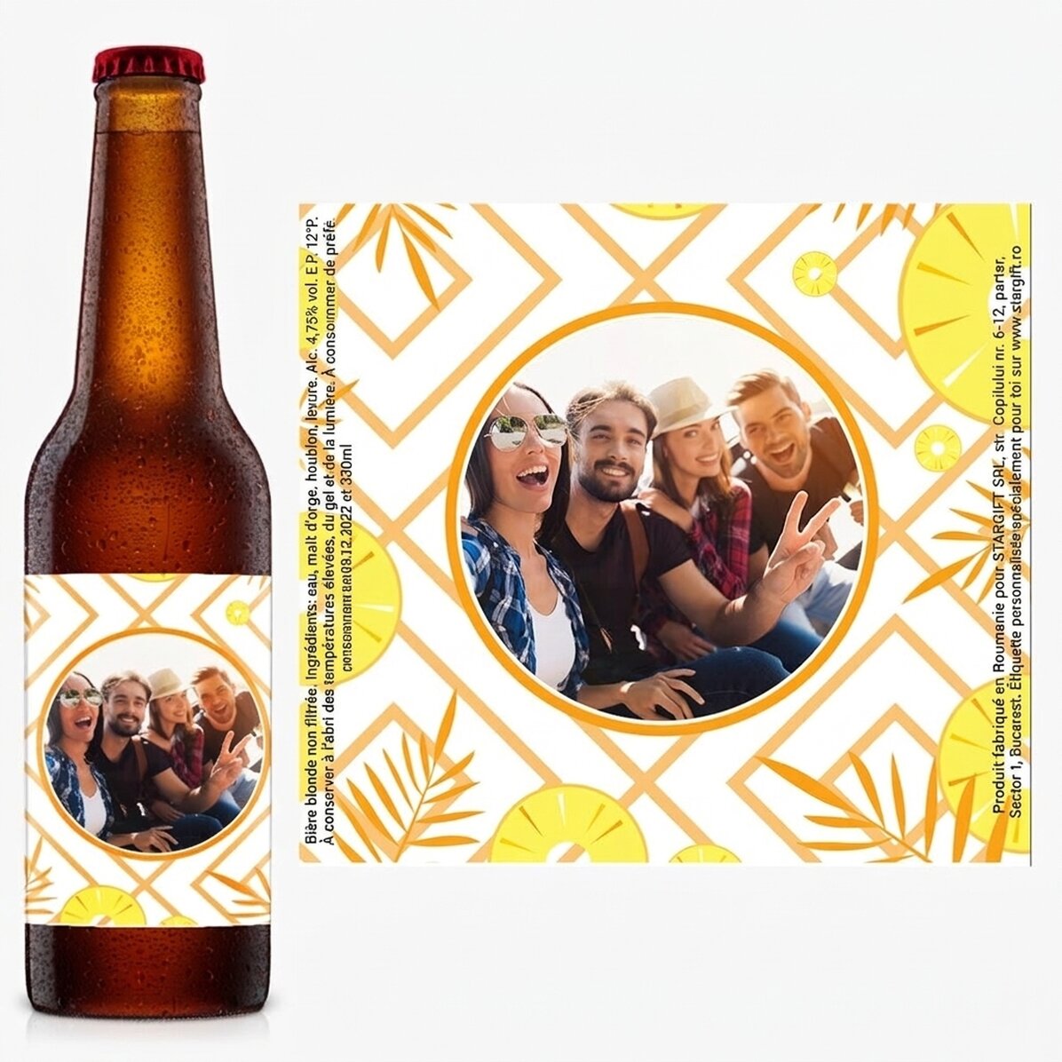 Bière personnalisée avec photo - Profitez de l