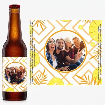 Bière personnalisée avec photo - Profitez de l'été