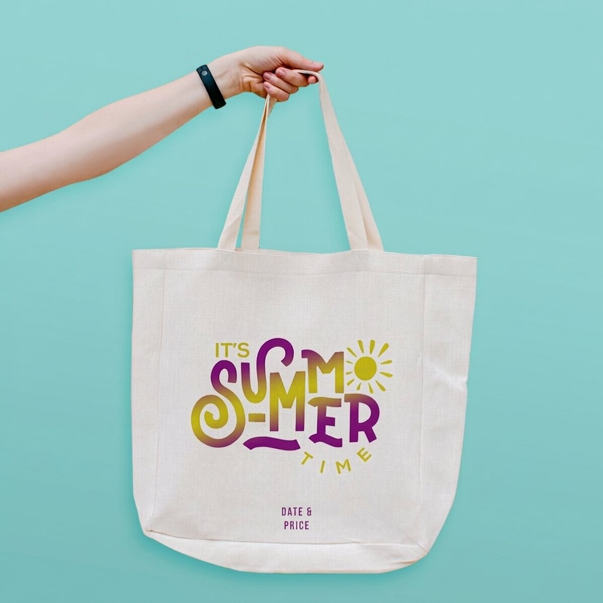 Sac de plage personnalisé avec inscription - It