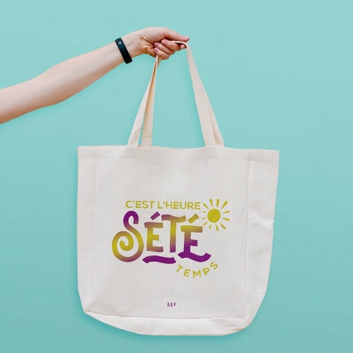 Sac de plage personnalisé avec inscription - It