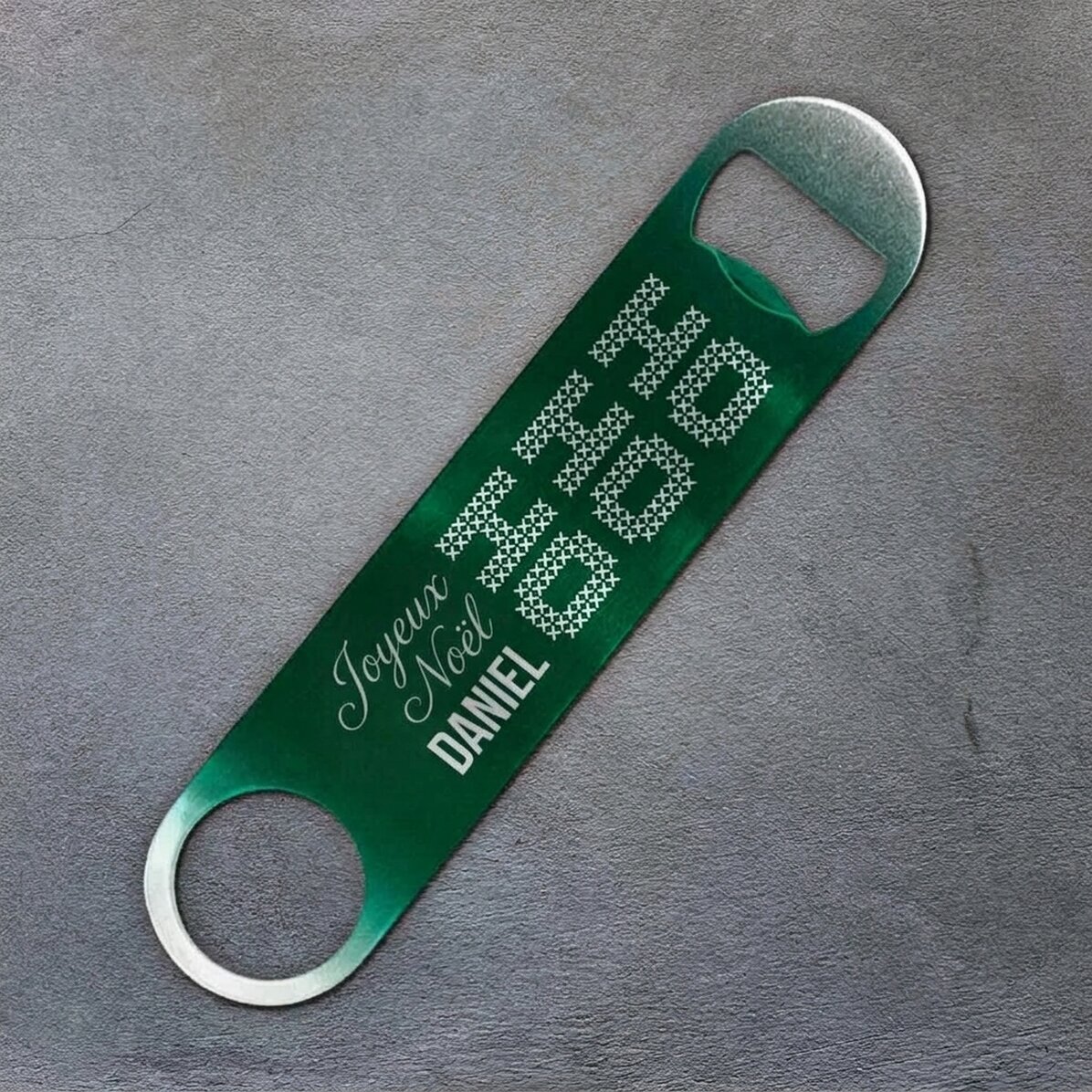 Ouvre-bouteille personnalisé avec inscription - Ho ho ho