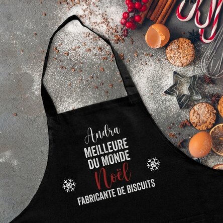 Modèle personnalisé avec texte - Le meilleur appareil à biscuits de Noël