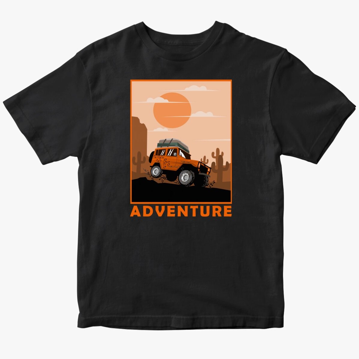 T-shirt en coton personnalisé pour enfants - Adventure