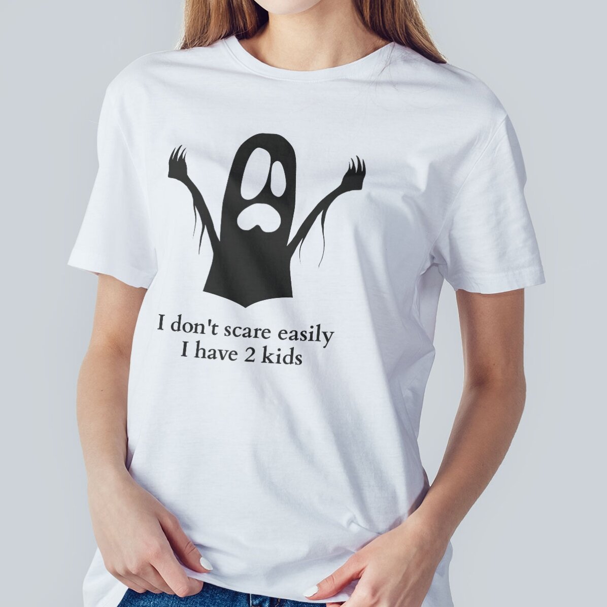 T-shirt en coton personnalisé avec un message - Ghost