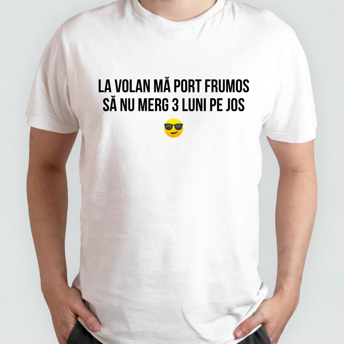 T-shirt en coton personnalisé avec un message