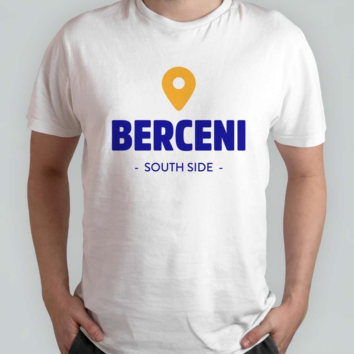 T-shirt en coton personnalisé avec le nom de ton quartier