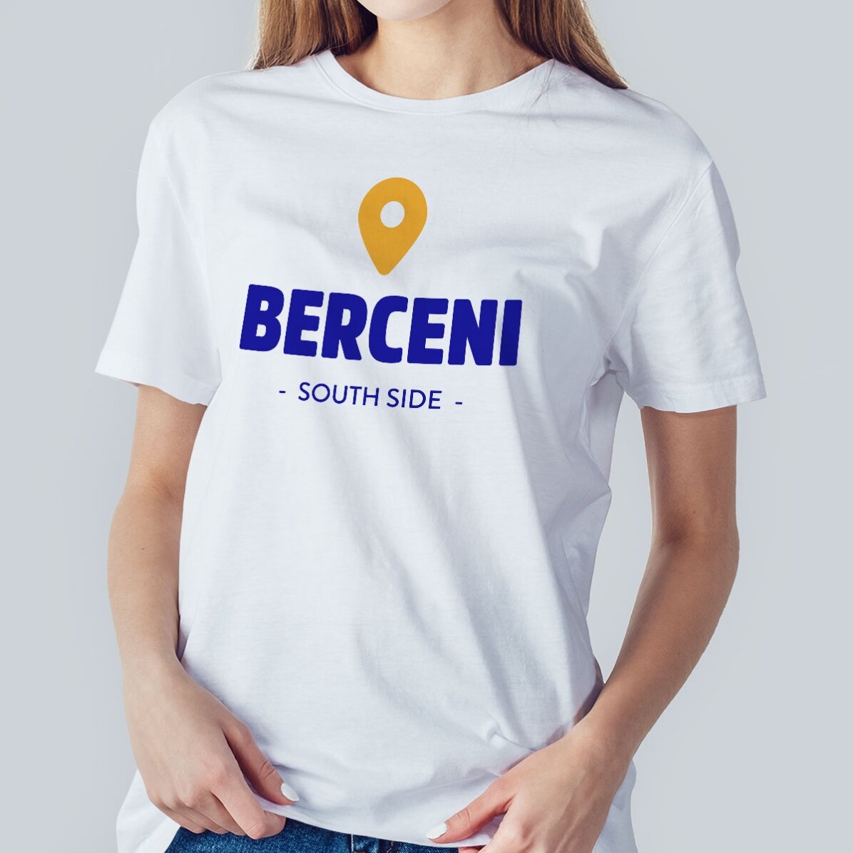 T-shirt en coton personnalisé avec le nom de ton quartier