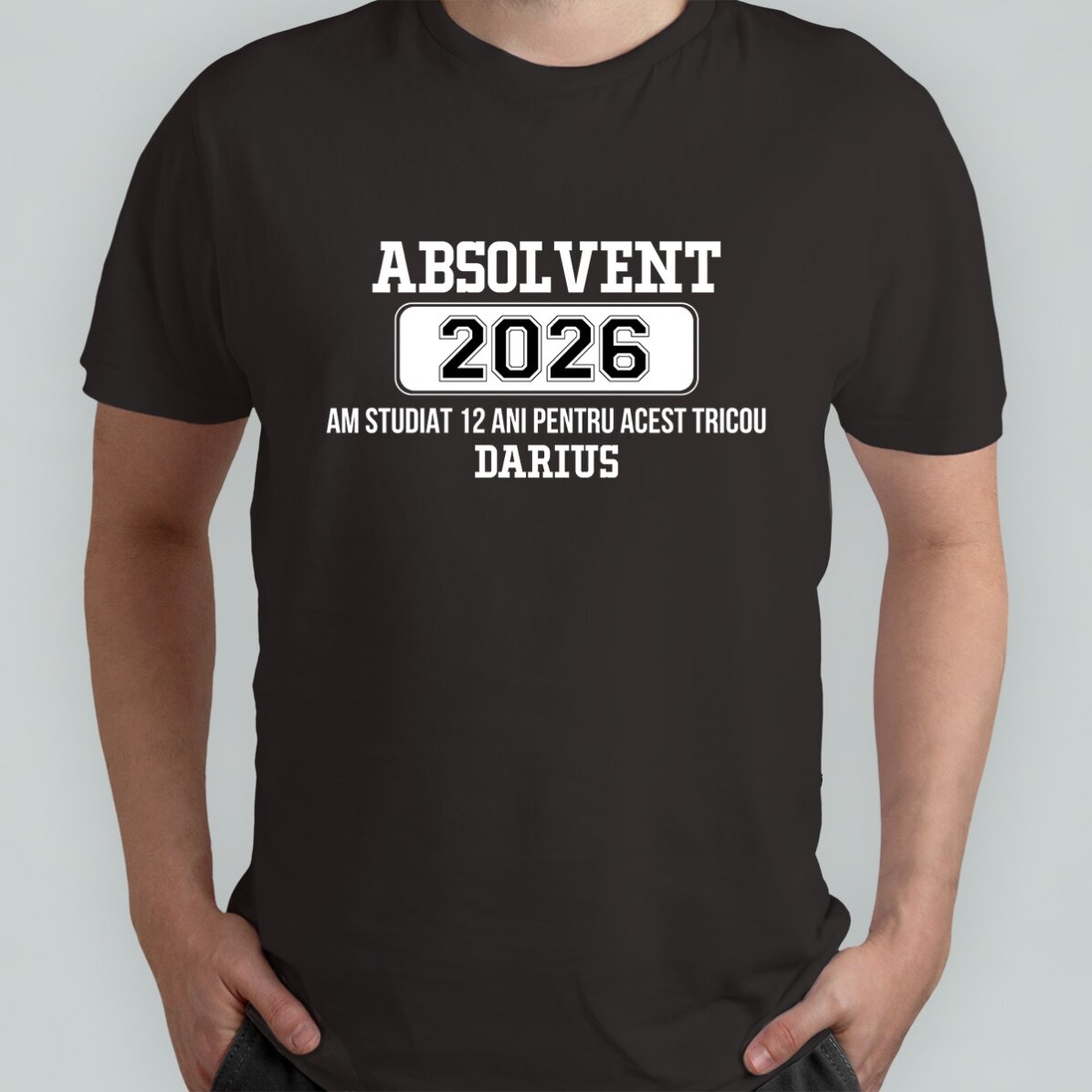 T-shirt en coton personnalisé avec le texte « J