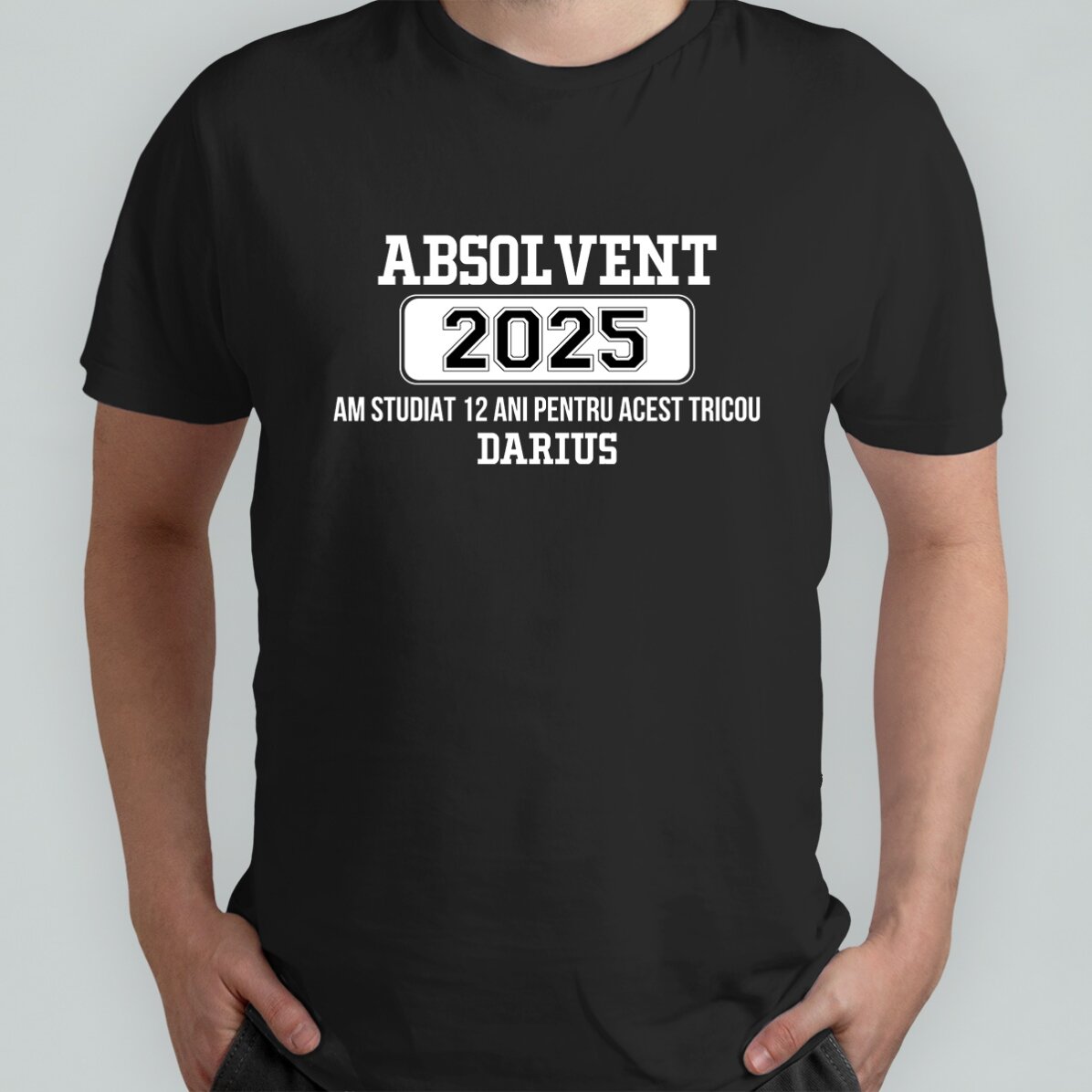 T-shirt en coton personnalisé avec le texte « J