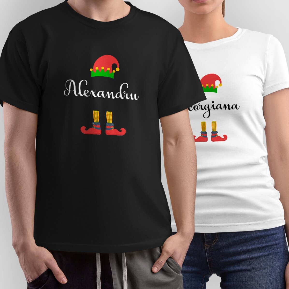 T-shirt en coton personnalisé avec un texte - L