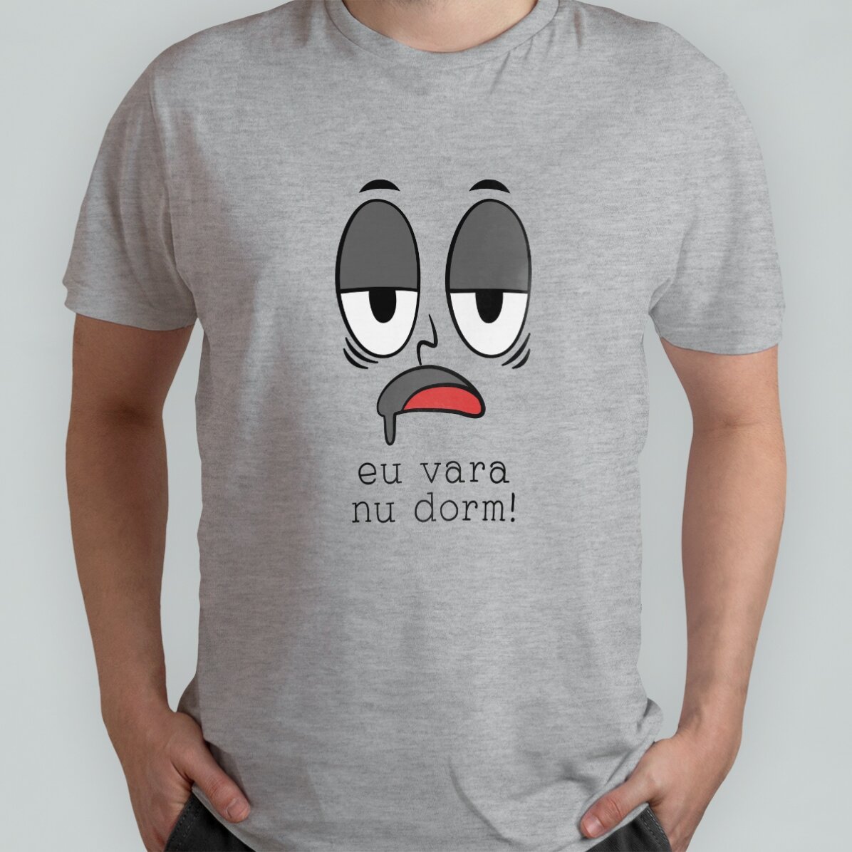 T-shirt en coton personnalisé avec le texte « En été, je ne dors pas ! »