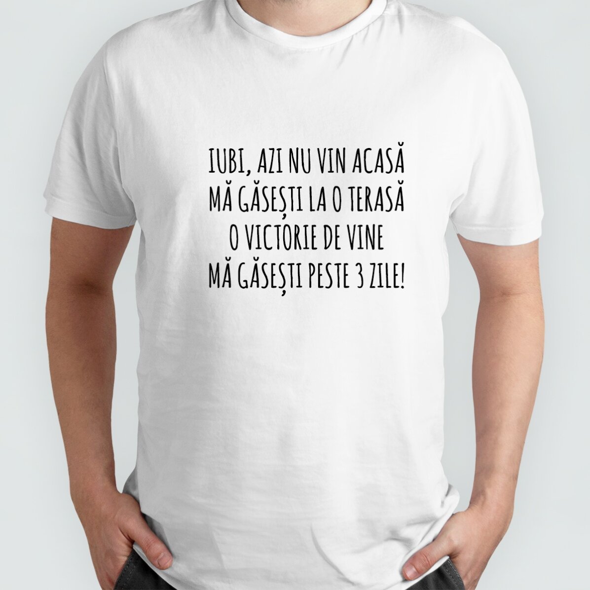 T-shirt en coton personnalisé avec un texte - Evadare EURO