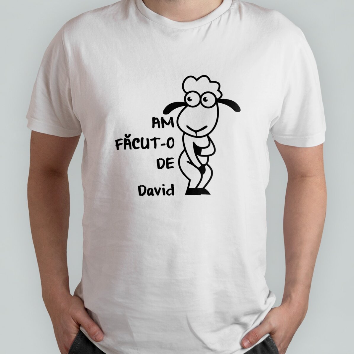 T-shirt en coton personnalisé avec inscription - « J