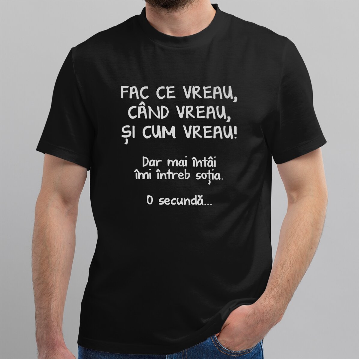 T-shirt en coton personnalisé avec le texte « Je fais ce que je veux »