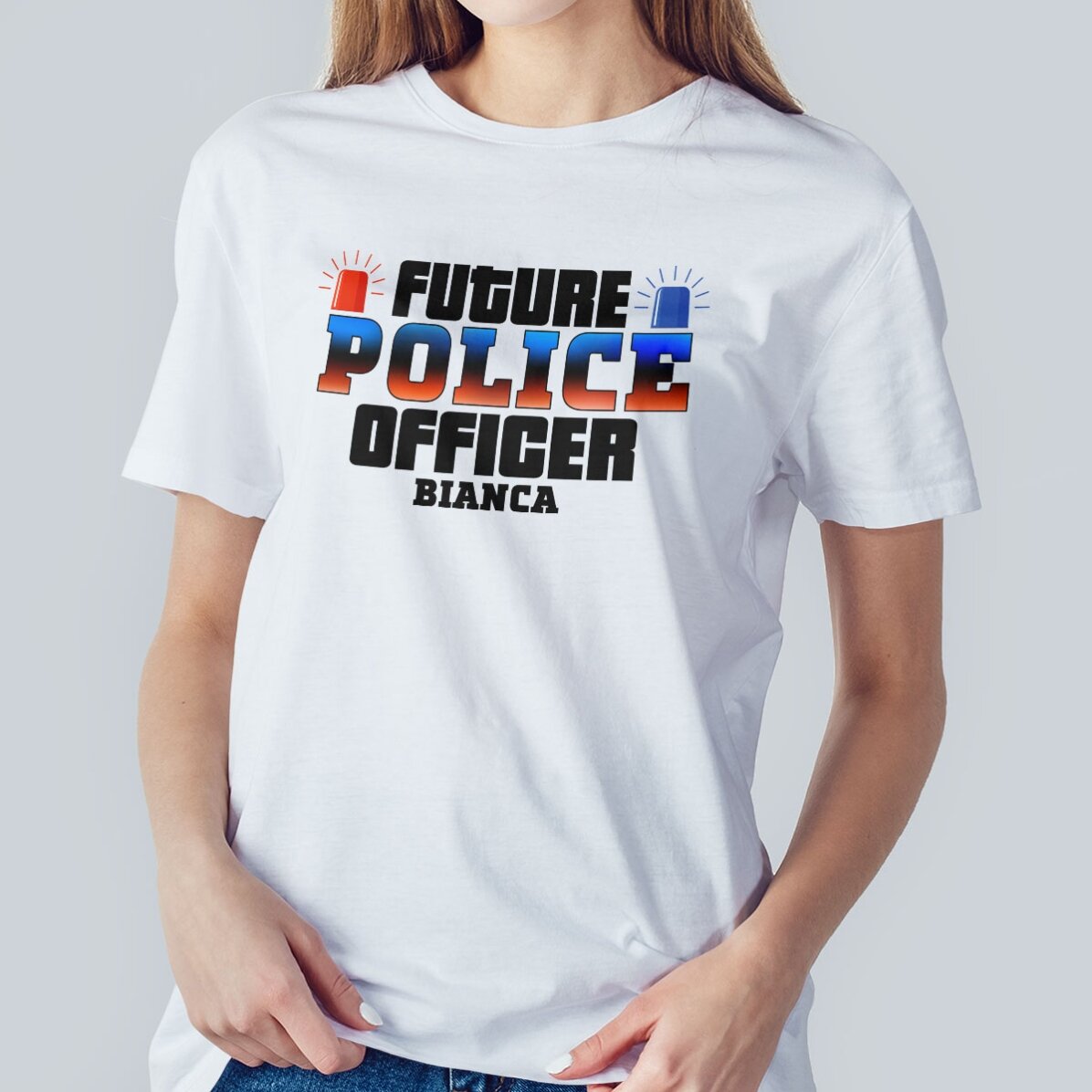 T-shirt en coton personnalisé avec l