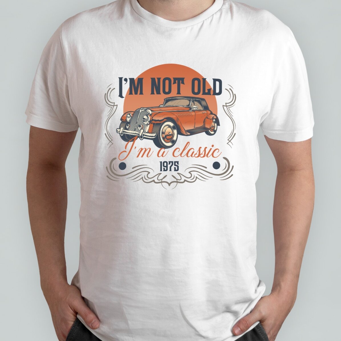 T-shirt en coton personnalisé avec le texte « I