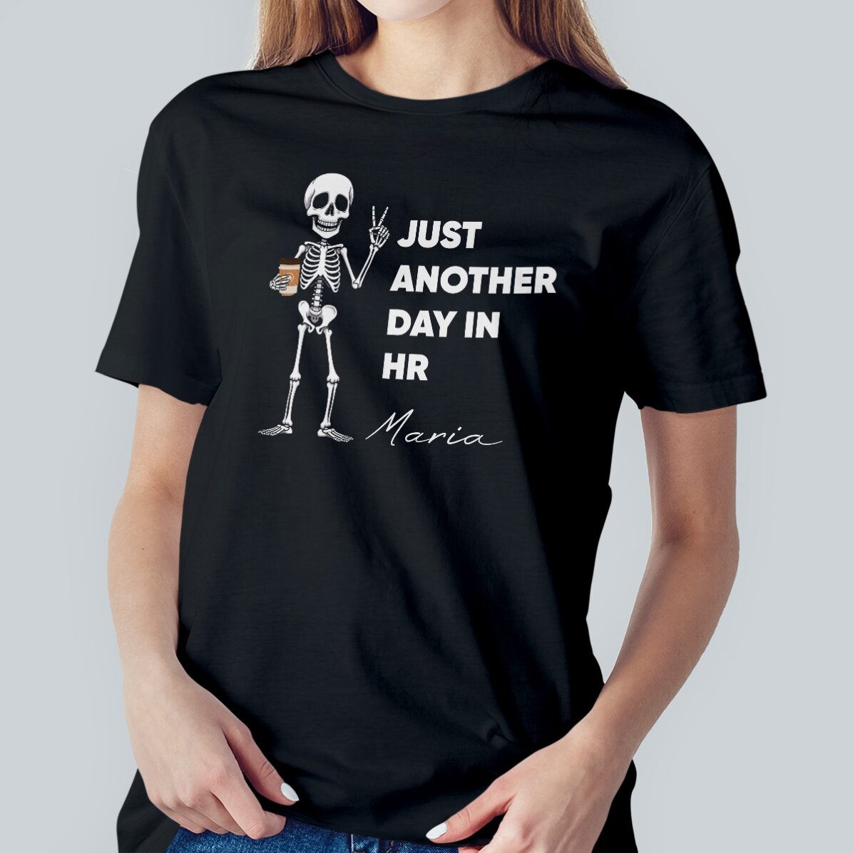 T-shirt en coton personnalisé avec l