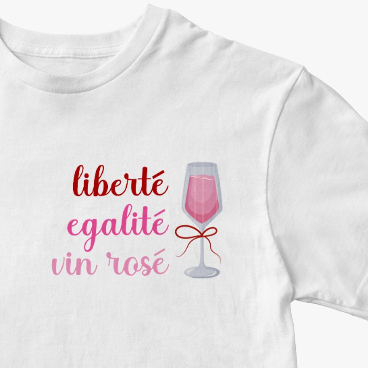 T-shirt en coton personnalisé avec l