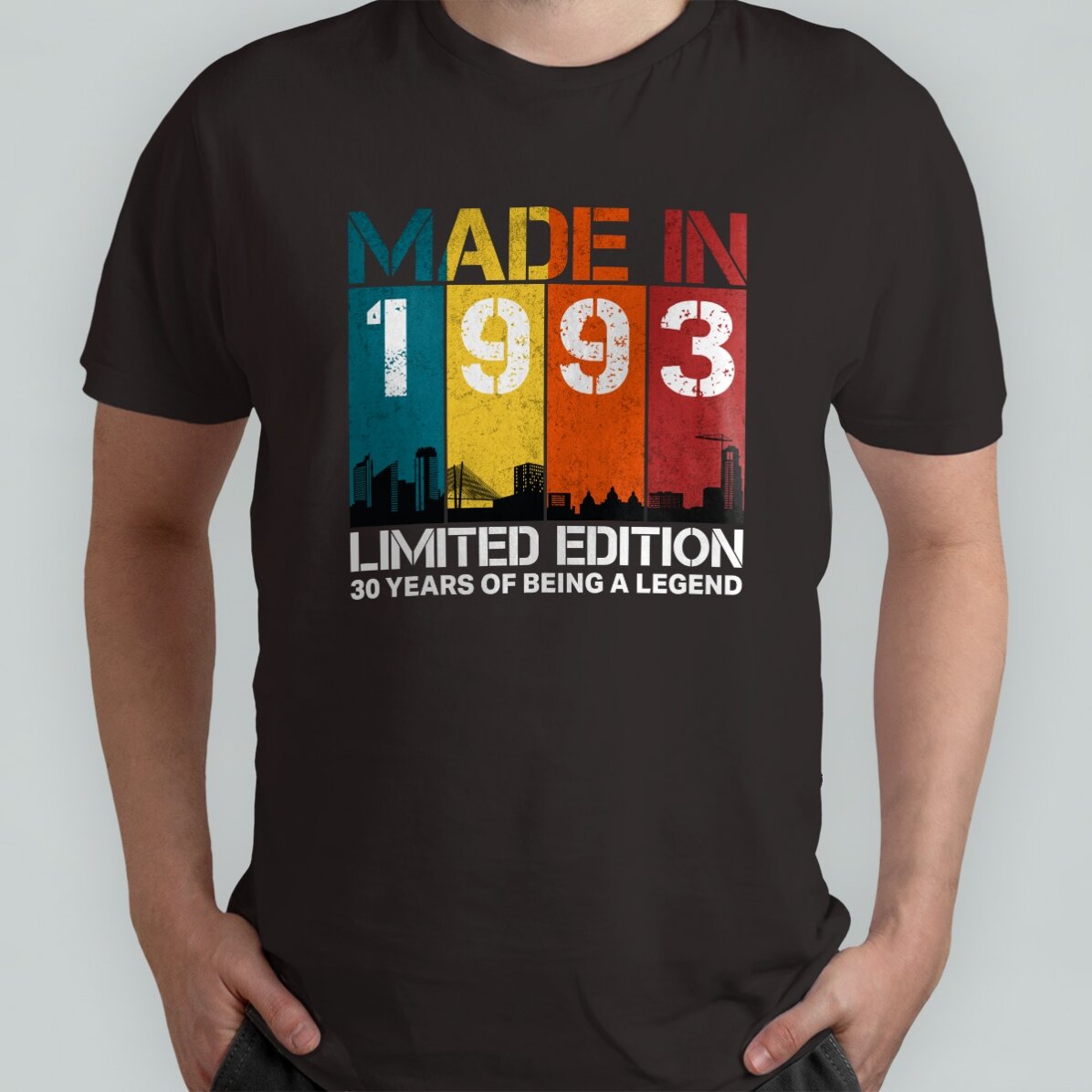 T-shirt en coton personnalisé avec un texte - Fabriqué en