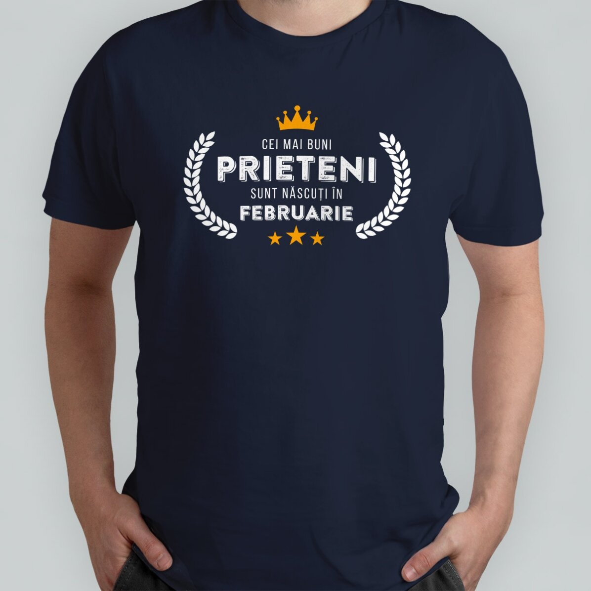 T-shirt en coton personnalisé avec inscription - Né à...