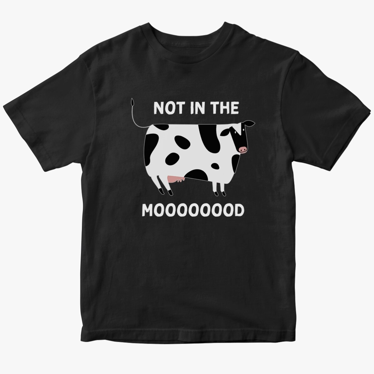 T-shirt en coton personnalisé - Not in the MOOd