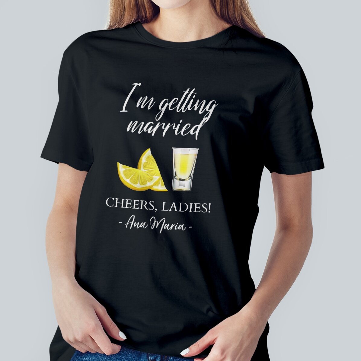 T-shirt en coton personnalisé avec un message pour les célibataires