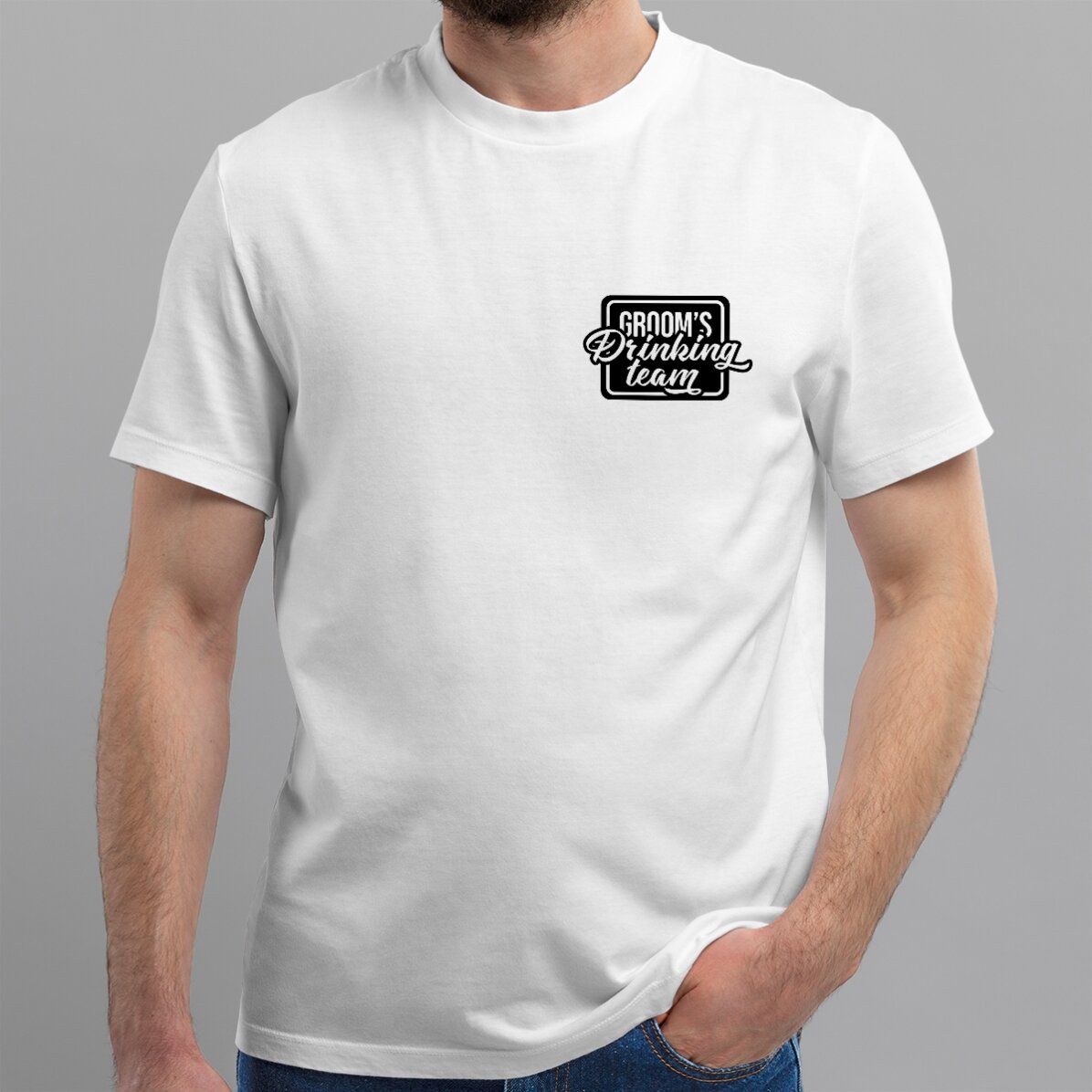 T-shirt en coton personnalisé avec un message pour l