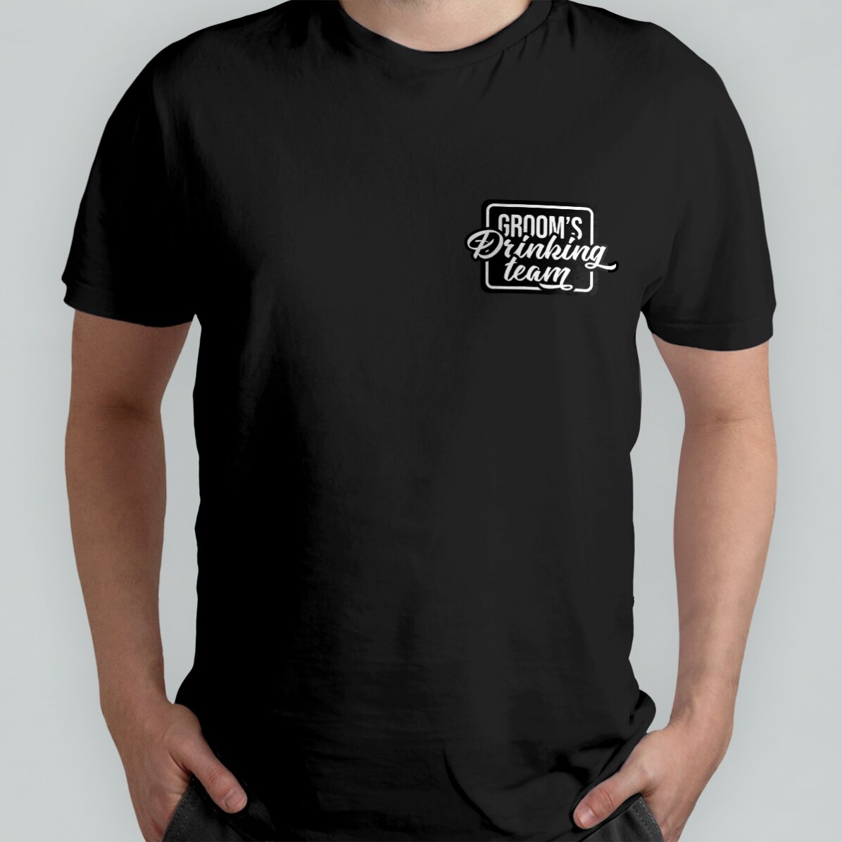 T-shirt en coton personnalisé avec un message pour l