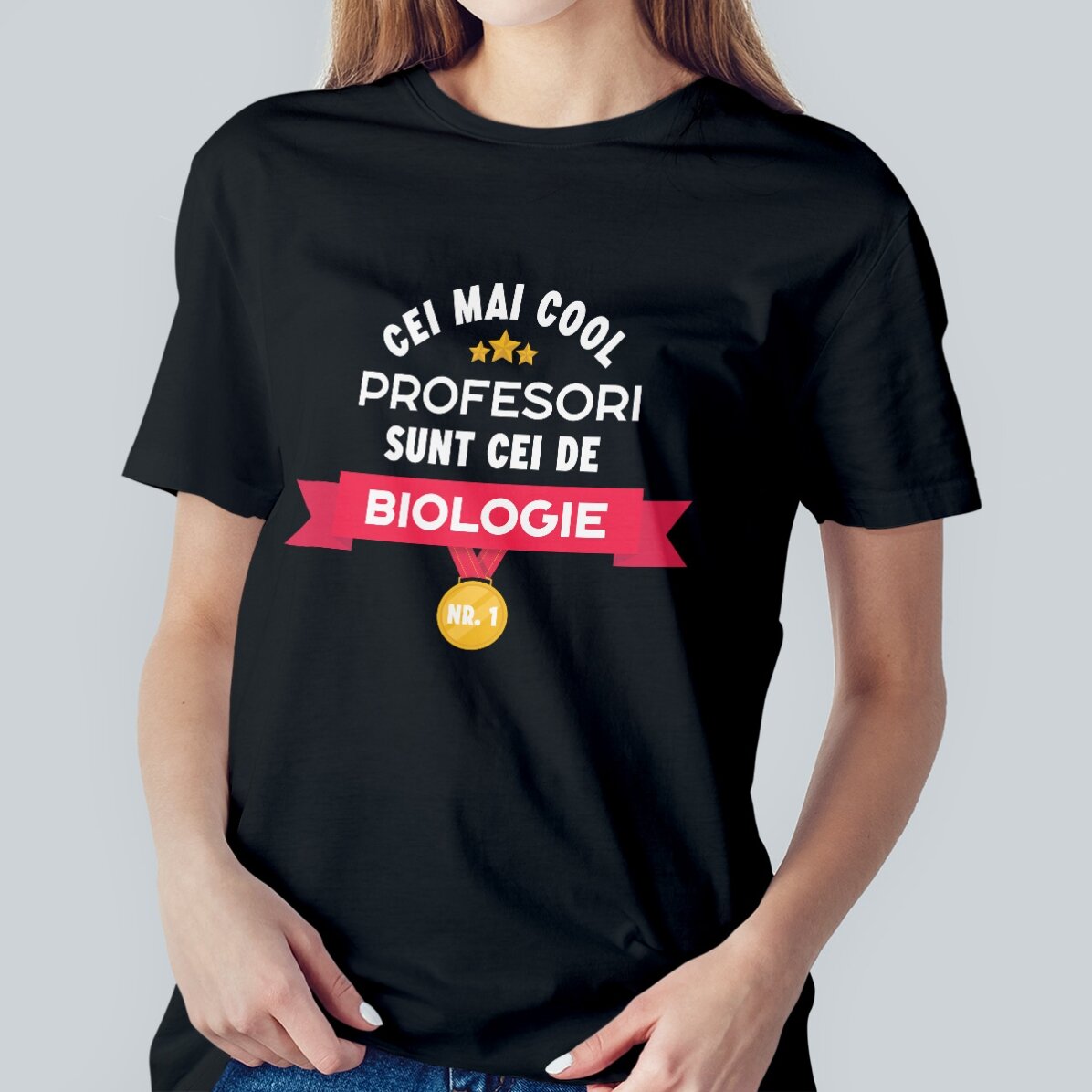T-shirt en coton personnalisé avec un texte - Des profs sympas