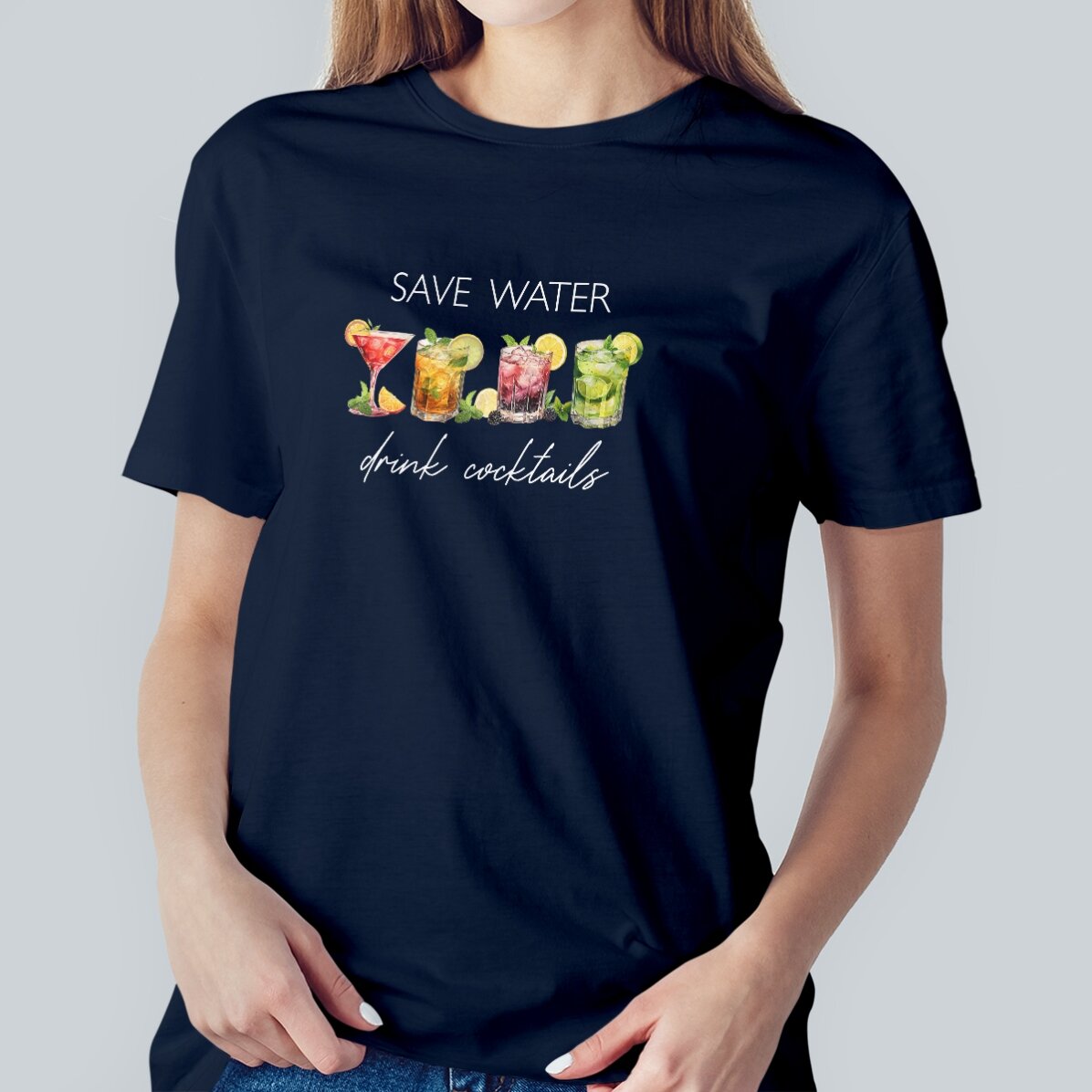 T-shirt en coton personnalisé avec l