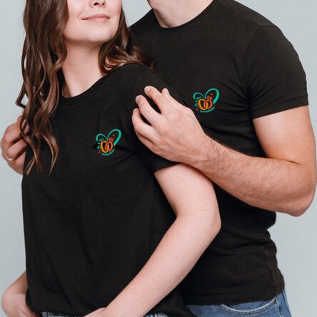 T-shirt en coton personnalisé avec un texte - Alliances