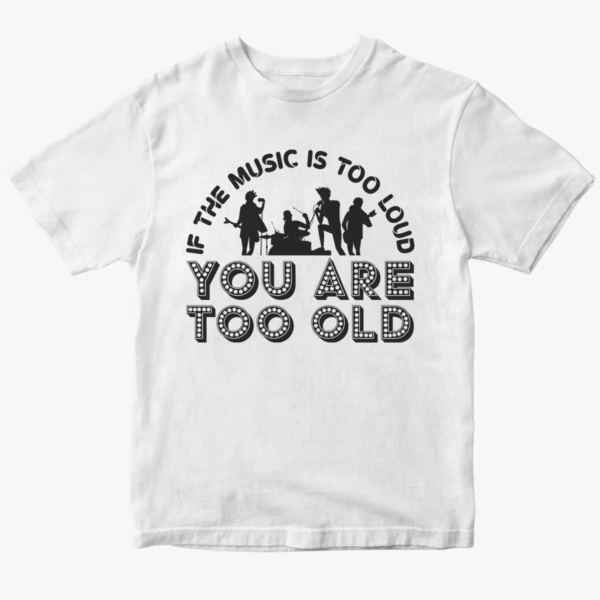 T-shirt en coton personnalisé - Musique