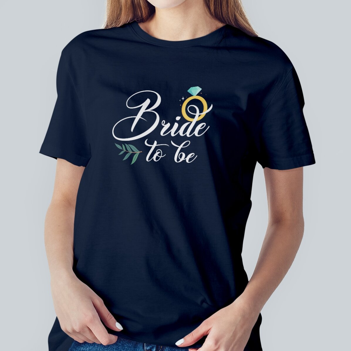 T-shirt en coton personnalisé pour la future mariée