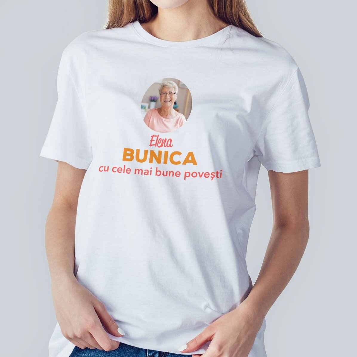 T-shirt en coton personnalisé avec l