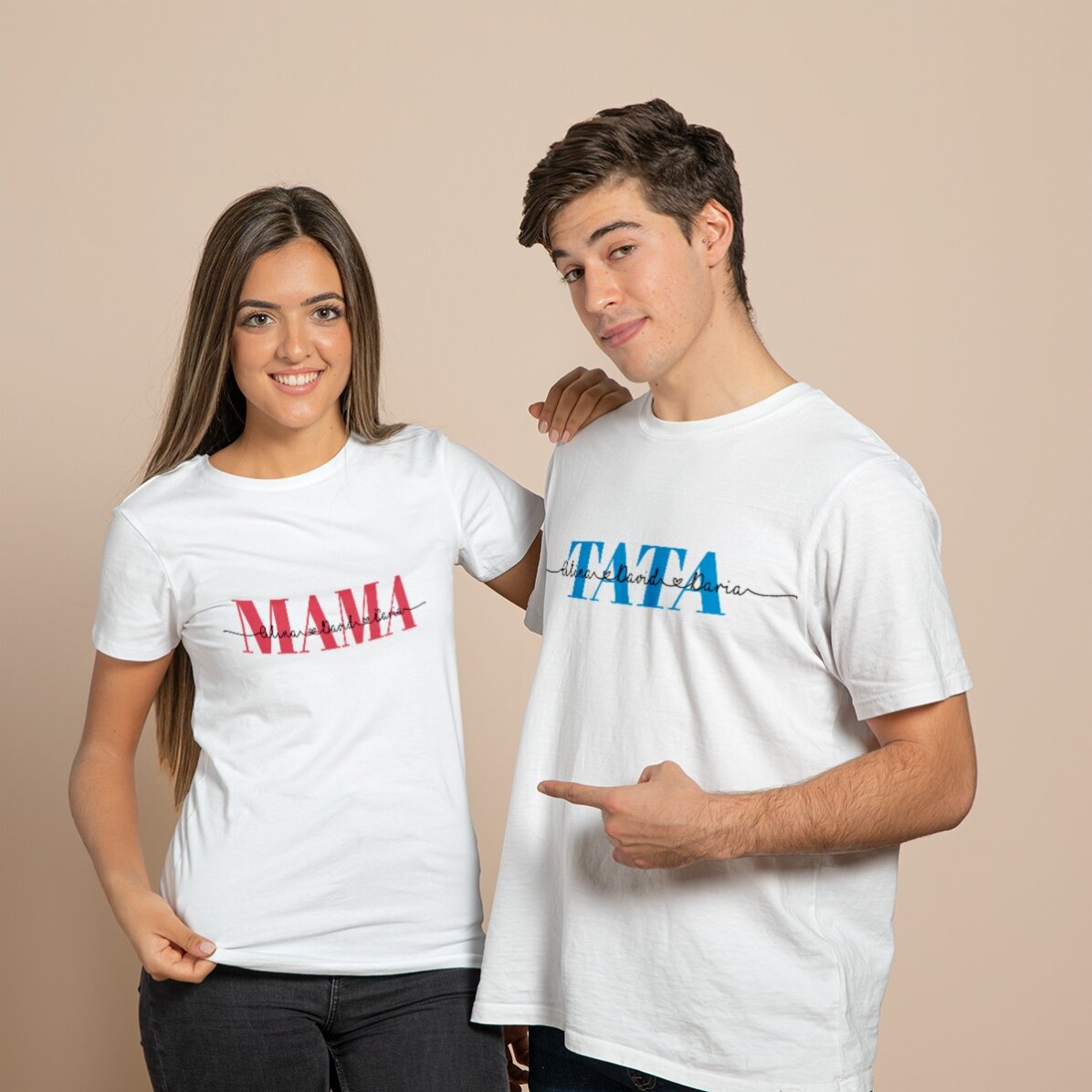 T-shirt personnalisé avec inscription - Family
