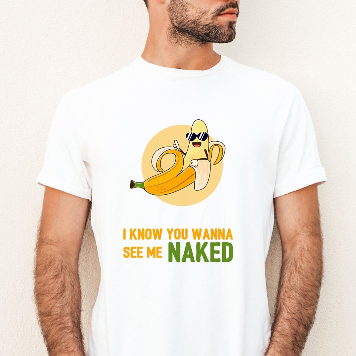 T-shirt personnalisé avec inscription - Naked Banana
