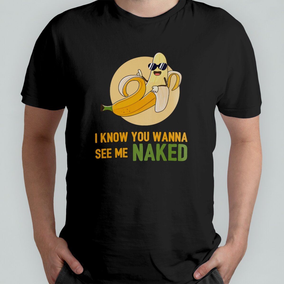 T-shirt personnalisé avec inscription - Naked Banana