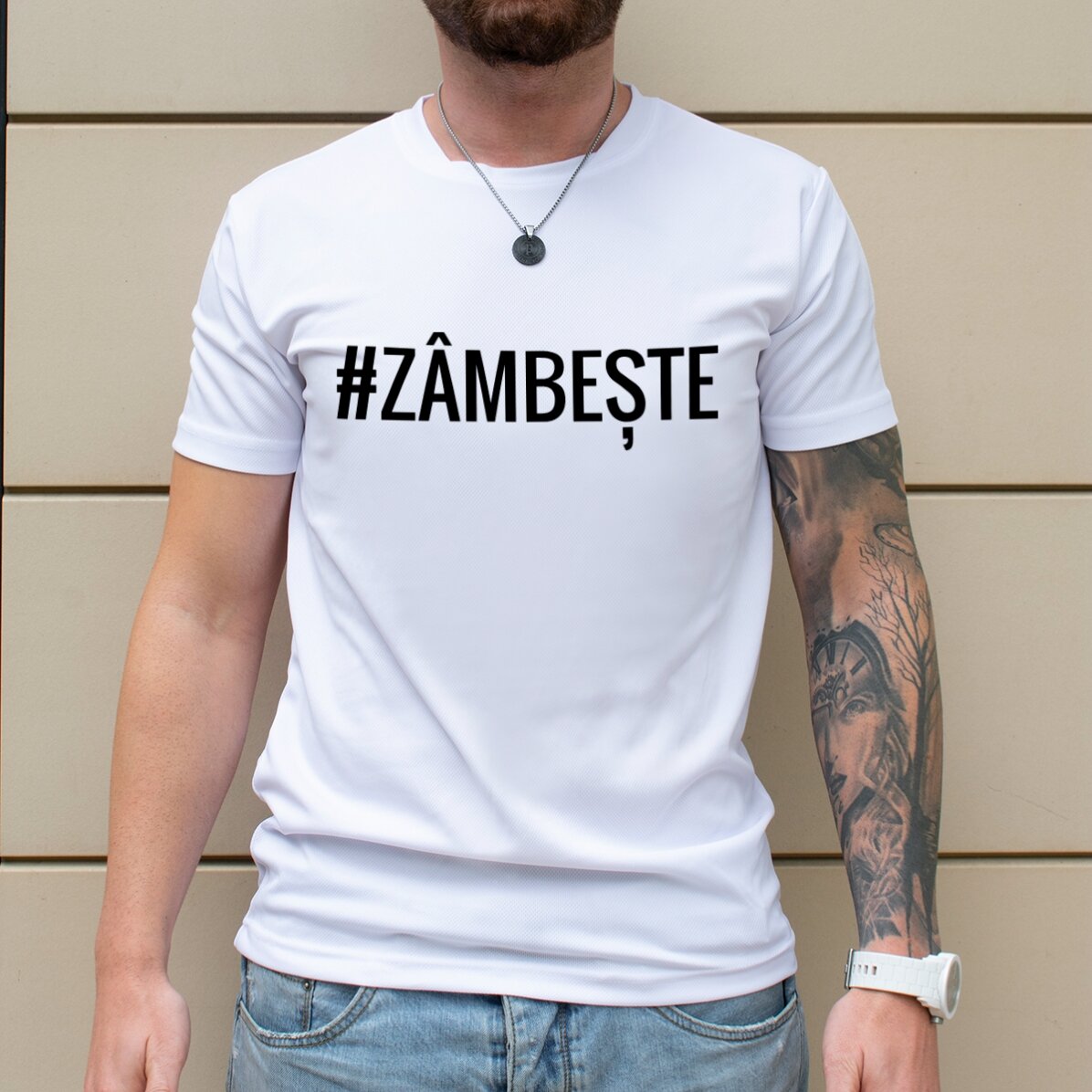 T-shirt de sport personnalisé avec inscription