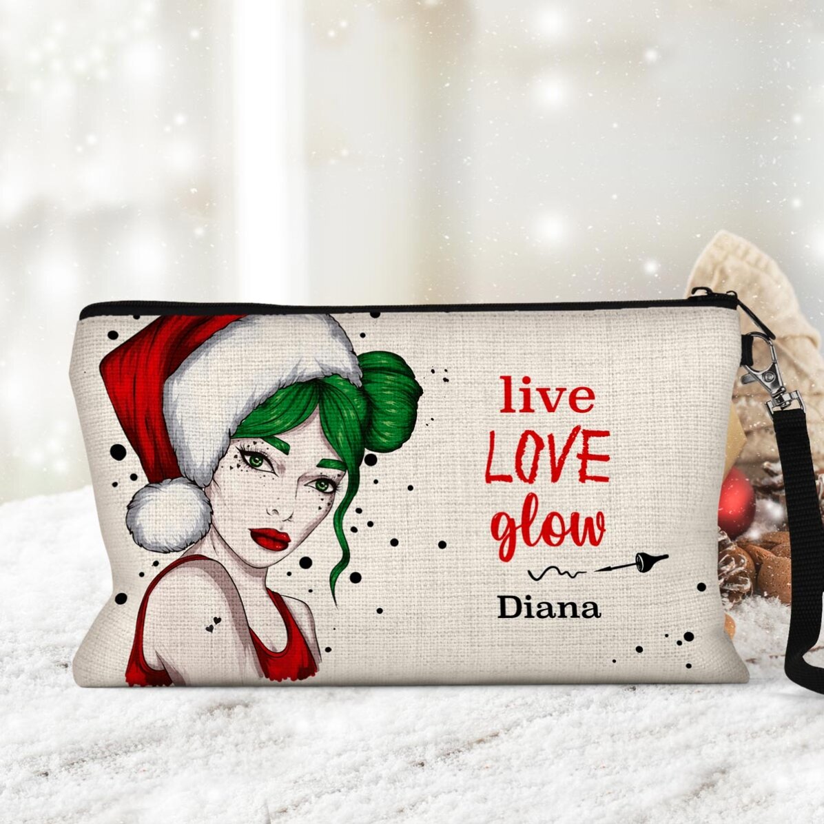 Trousse de maquillage personnalisée avec l