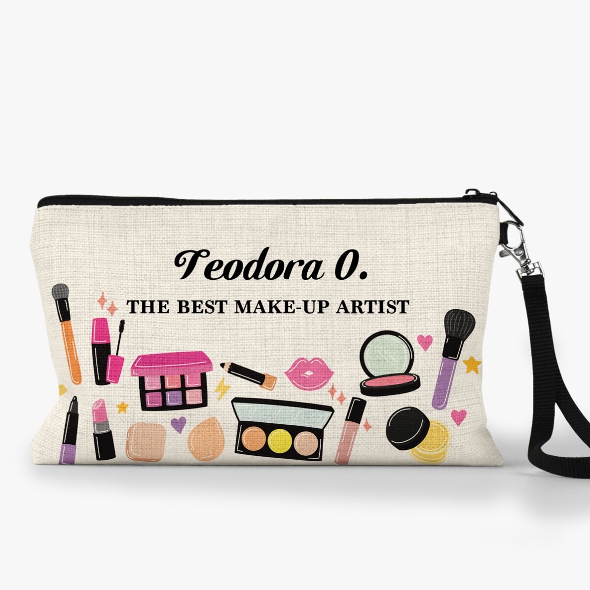 Trousse de maquillage personnalisée avec inscription - My Survival Kit