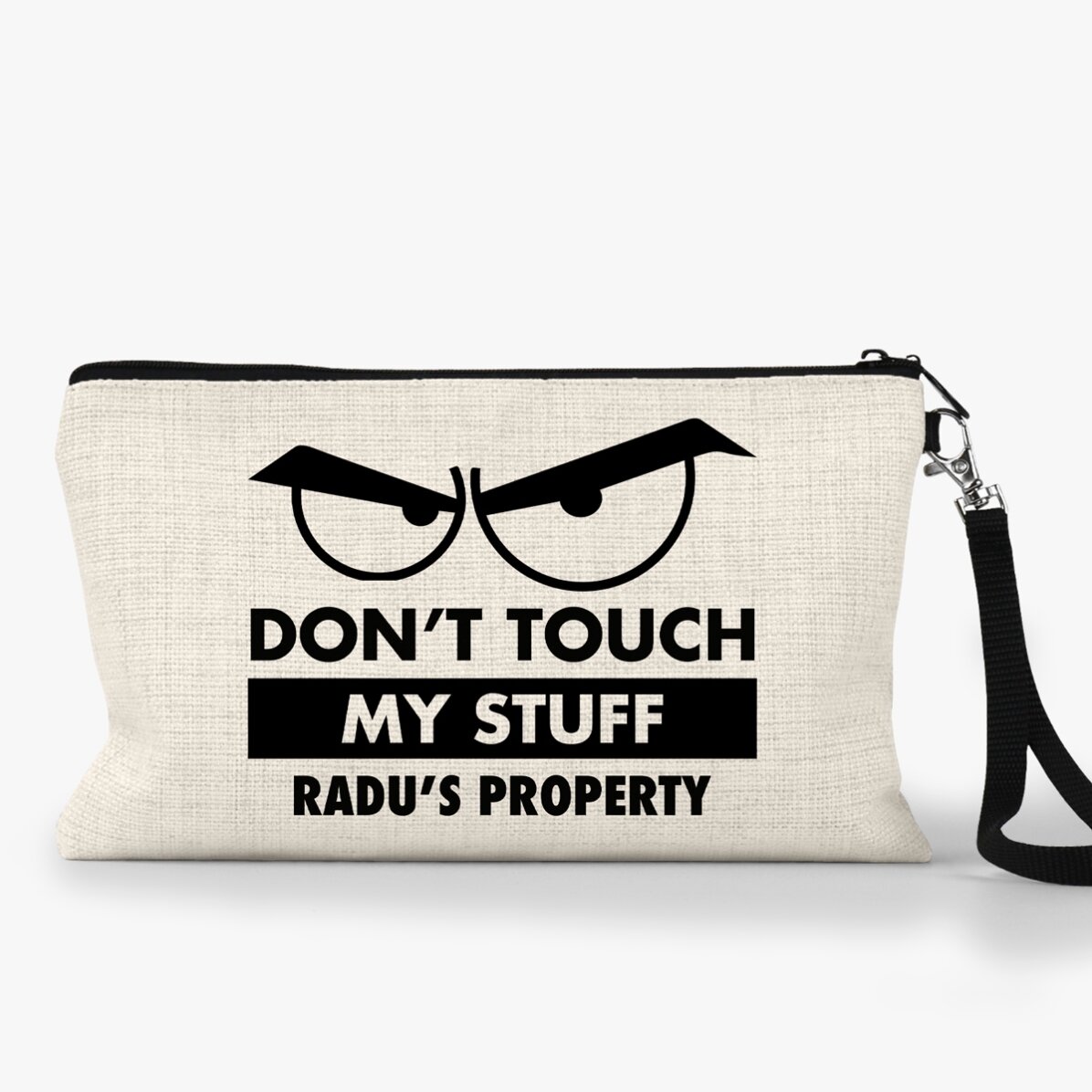 Trousse pour enfants personnalisée avec le texte « Don