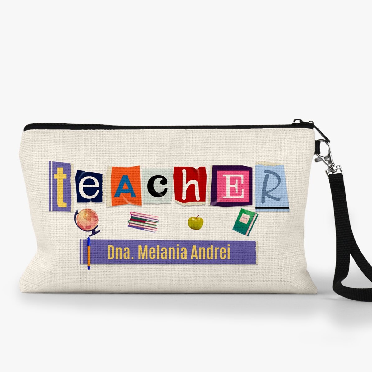 Trousse pour enfants personnalisée avec un texte - Ransom Teacher