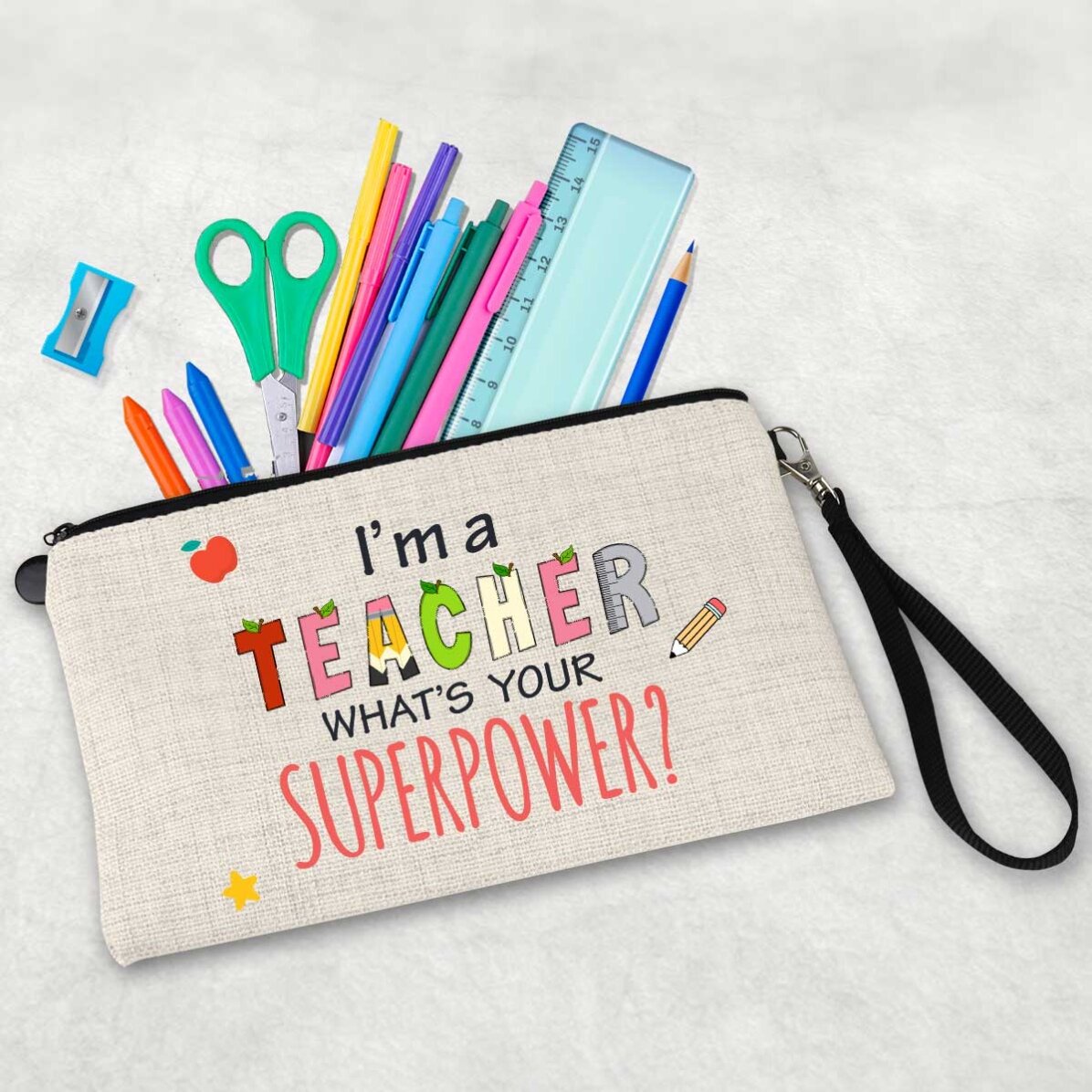 Kit pour enseignants personnalisé avec un texte - Superpower